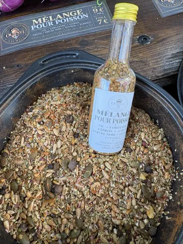 Fiole de Mélange pour poisson, mélange maison de La Brigade des Gourmands