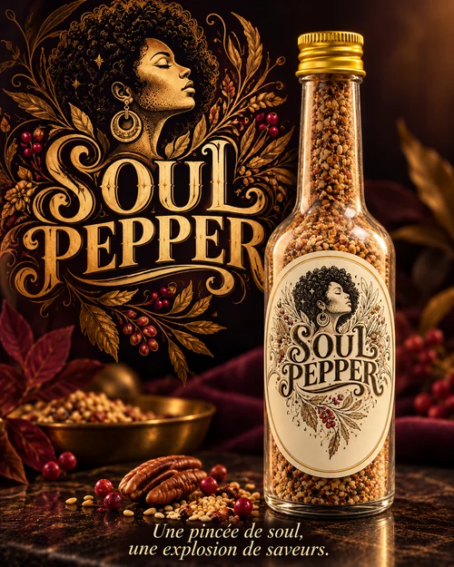 Fiole de Soul Pepper, mélange maison de La Brigade des Gourmands