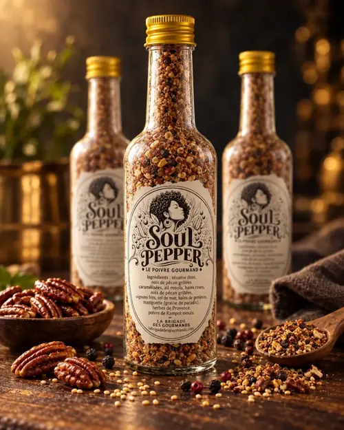 Fiole de Soul Pepper, mélange maison de La Brigade des Gourmands